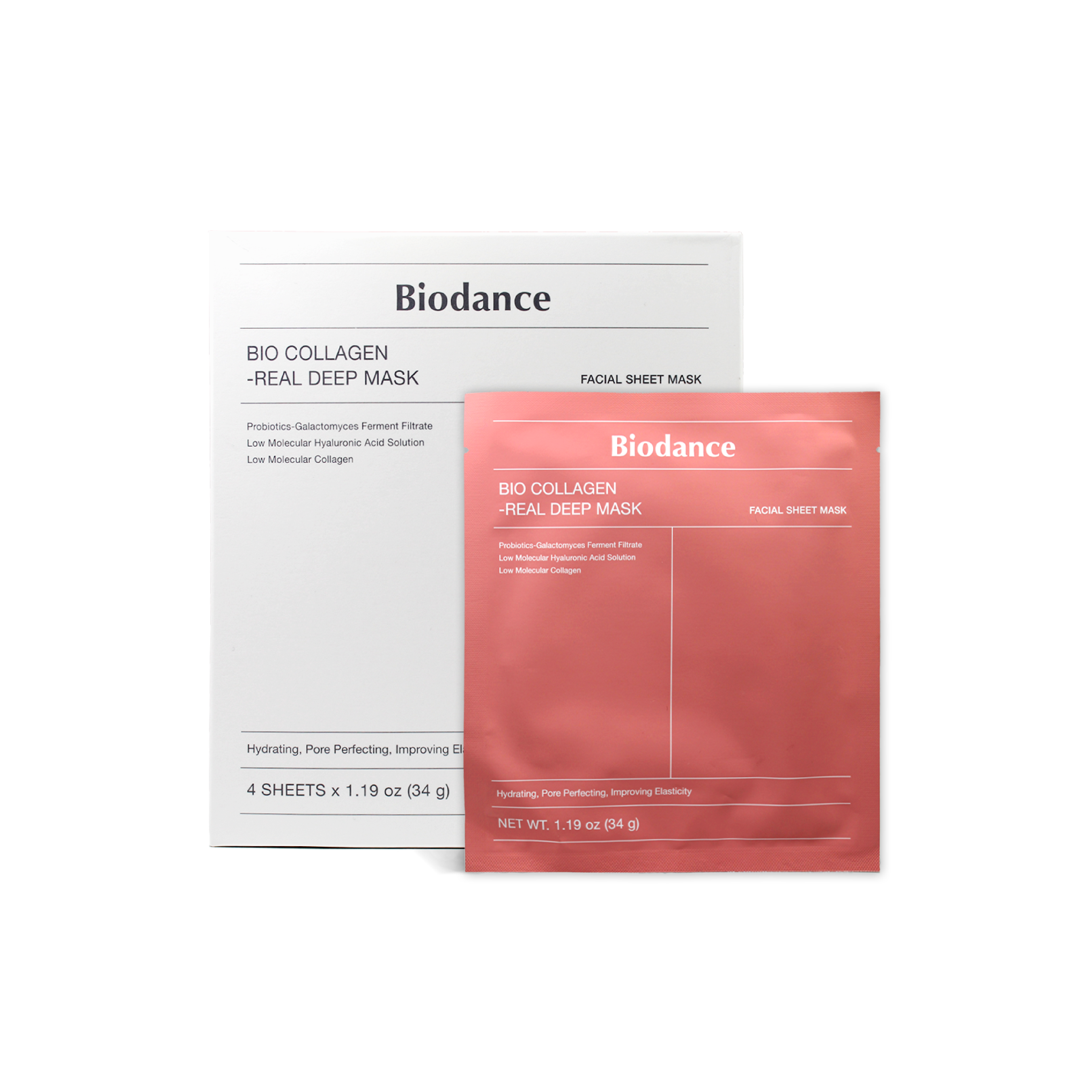Biodance Collagen Real Deep Mask, Nemlendirici Yüz Maskesi, Cam Cilt Kore Maskesi, Made in KOREA