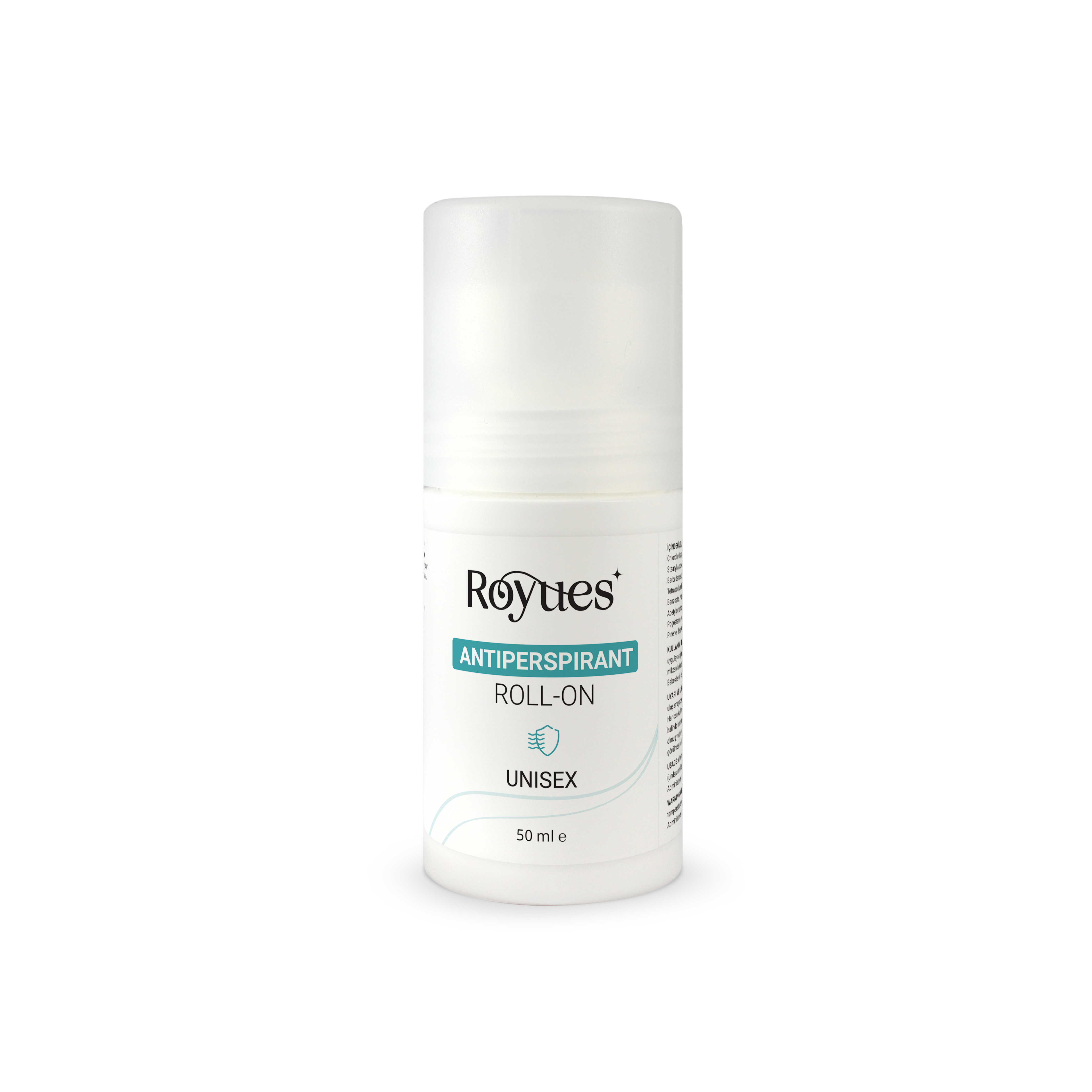 ROYUES Ter Kokusu Önleyici Roll On Antiperspirant Beyazlatıcı 48 Saat Etkili Unisex Okyanus Koku 50ml