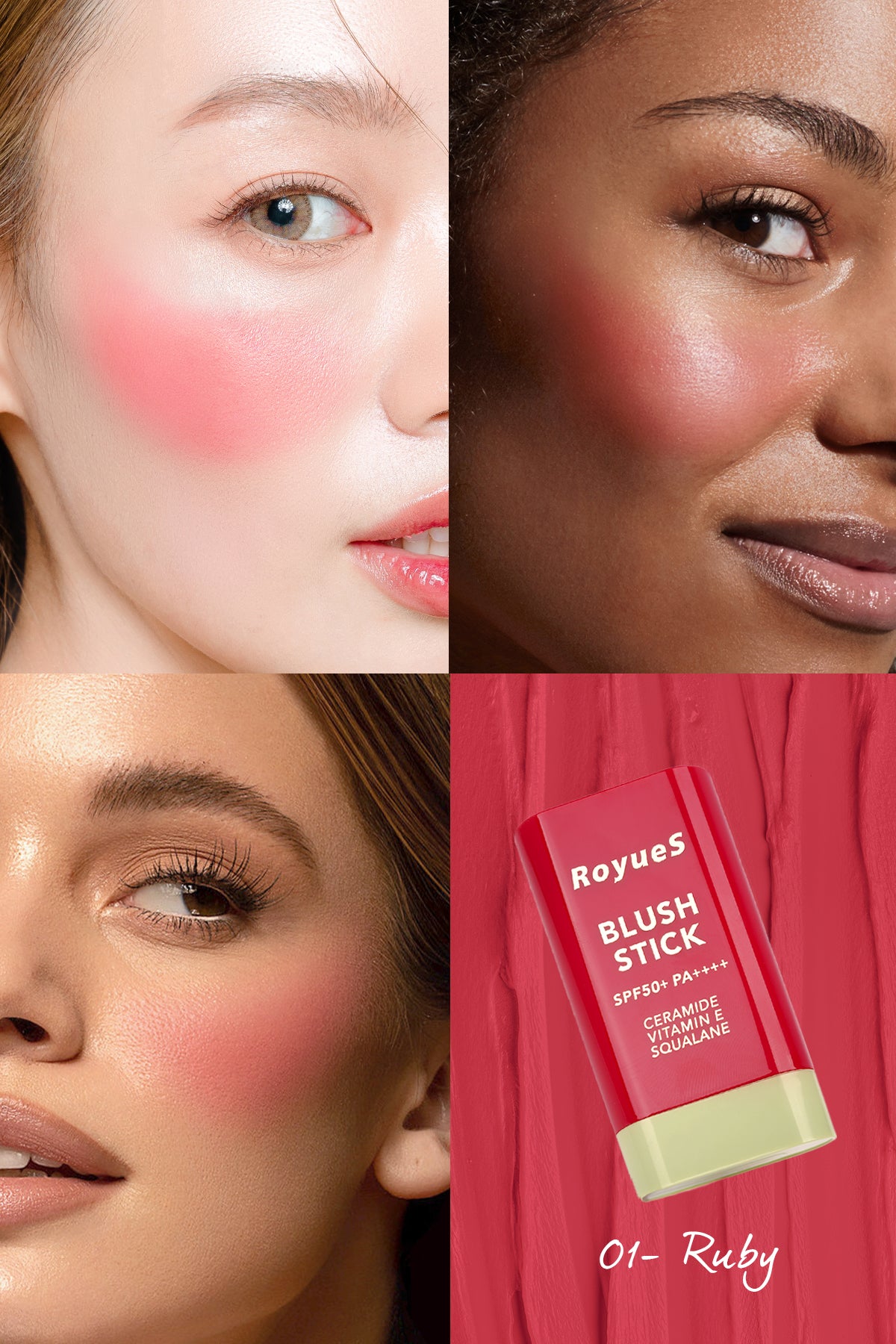 ROYUES Nemlendiricili Stick Krem Allık SPF 50+