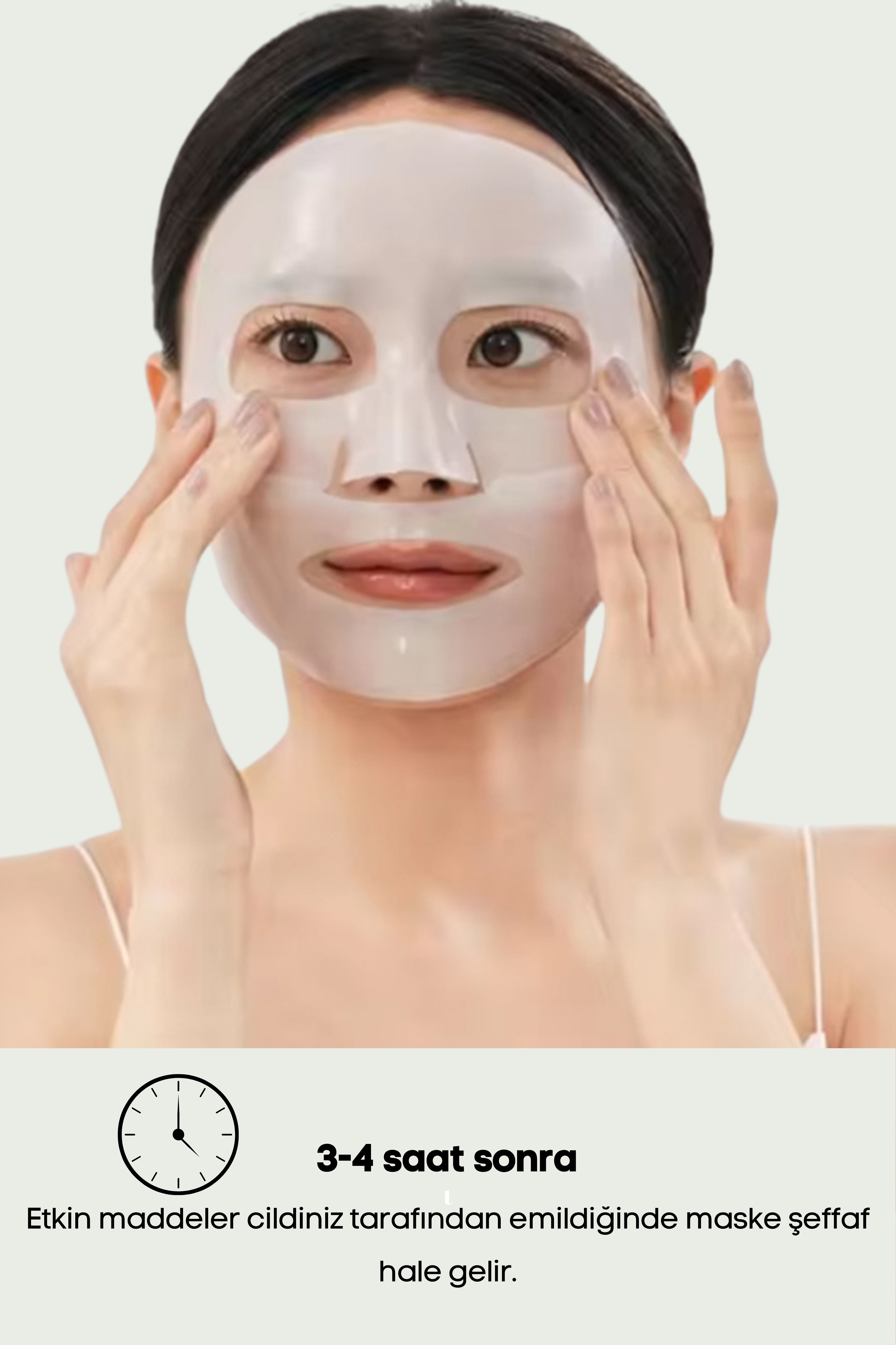 KOEC Bio Kolajen Şeffaflaşan Doğal Cilt Kore Maskesi Cilt Yatıştırıcı Akne Karşıtı -Teatree CICA Soothing