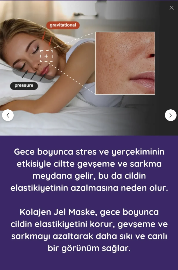 mercilen Soyulabilir Kolajen Jel Yüz Maskesi Cam Cilt Nemlendirici Kore Yüz Maskesi 70g