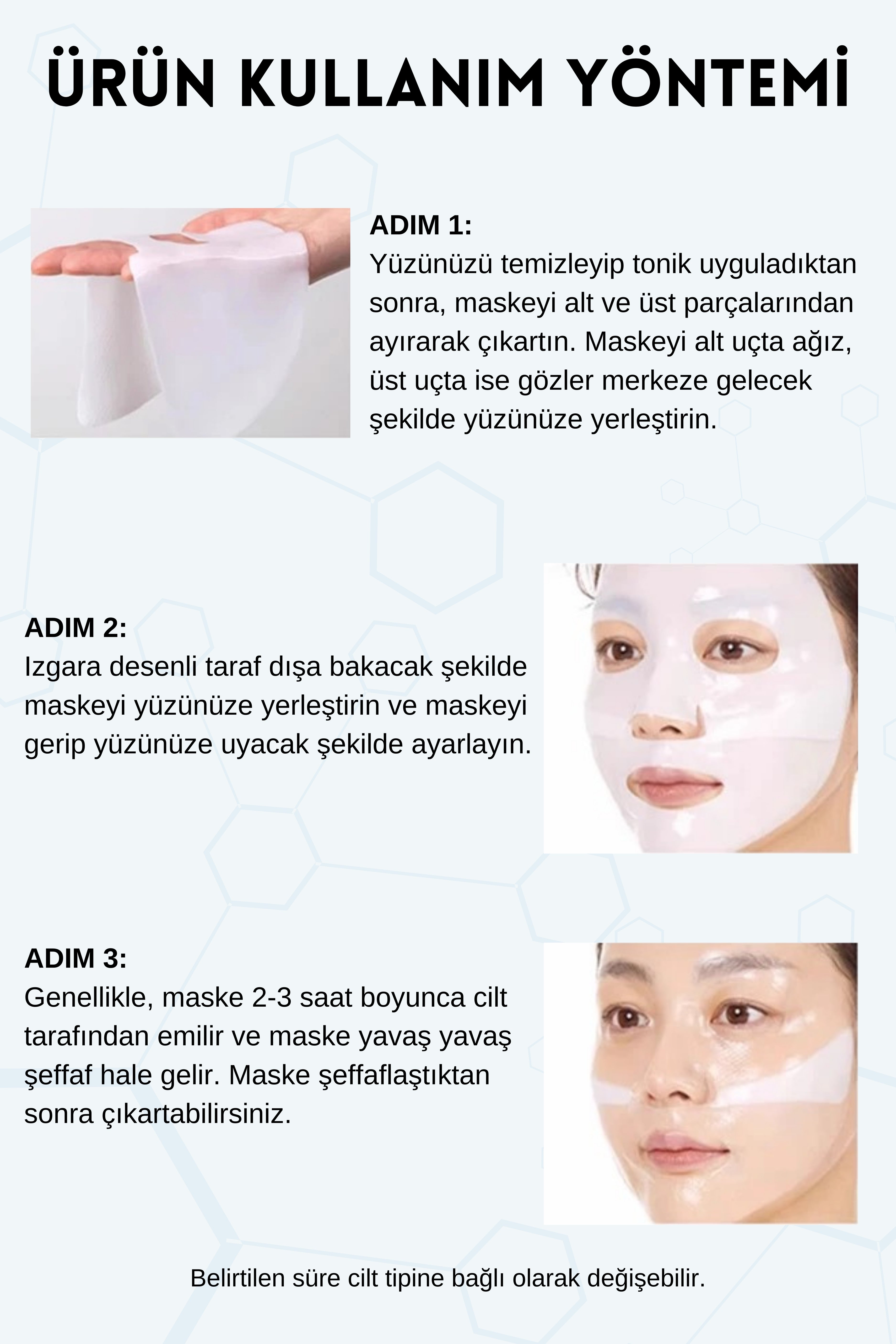 KOEC Bio Kolajen Şeffaflaşan Doğal Cilt Maskesi Anında Parlaklık Nemlendirme Kore Maske HA Vitamin B5 4ad