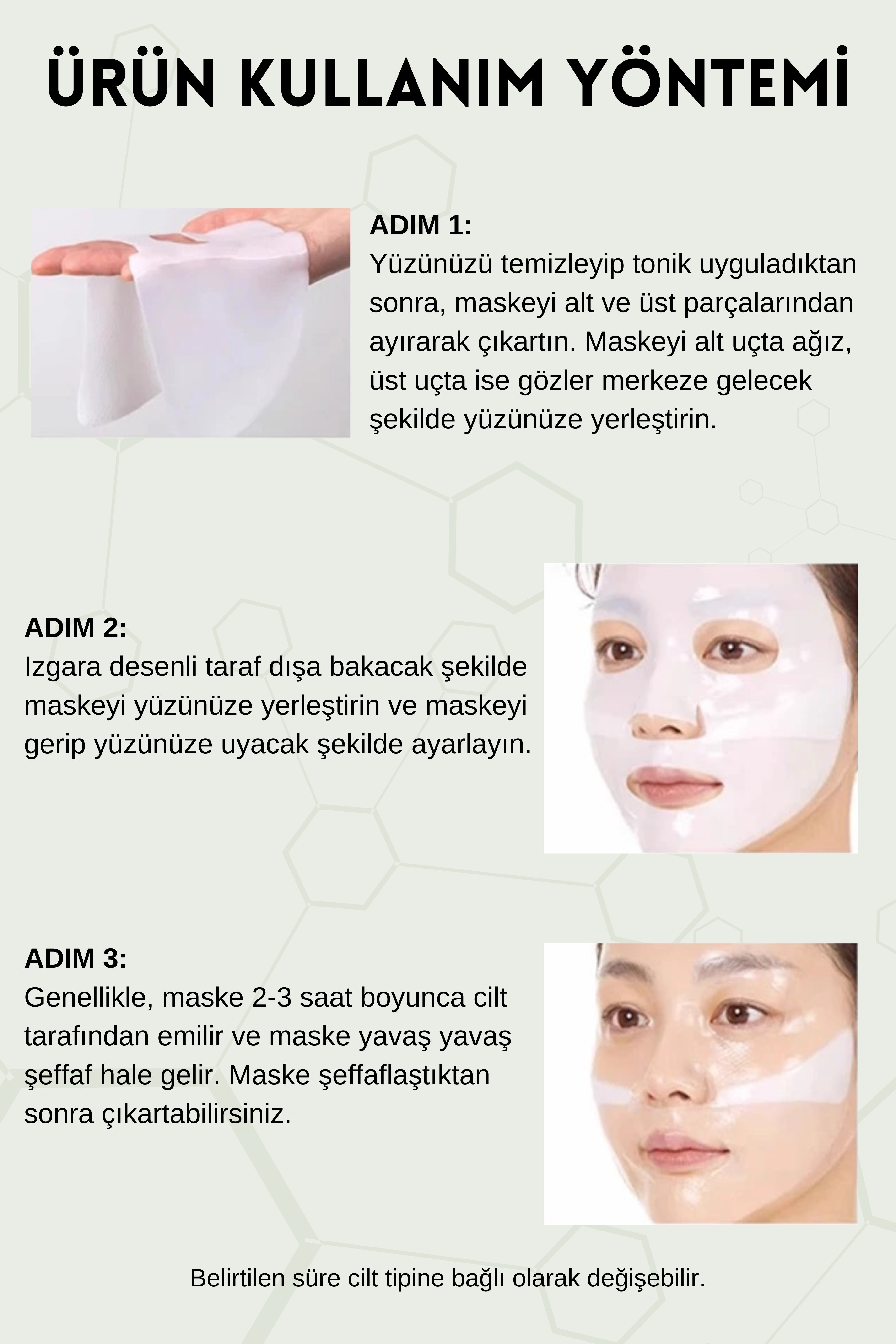 KOEC Bio Kolajen Şeffaflaşan Doğal Cilt Kore Maskesi Cilt Yatıştırıcı Akne Karşıtı -Teatree CICA Soothing