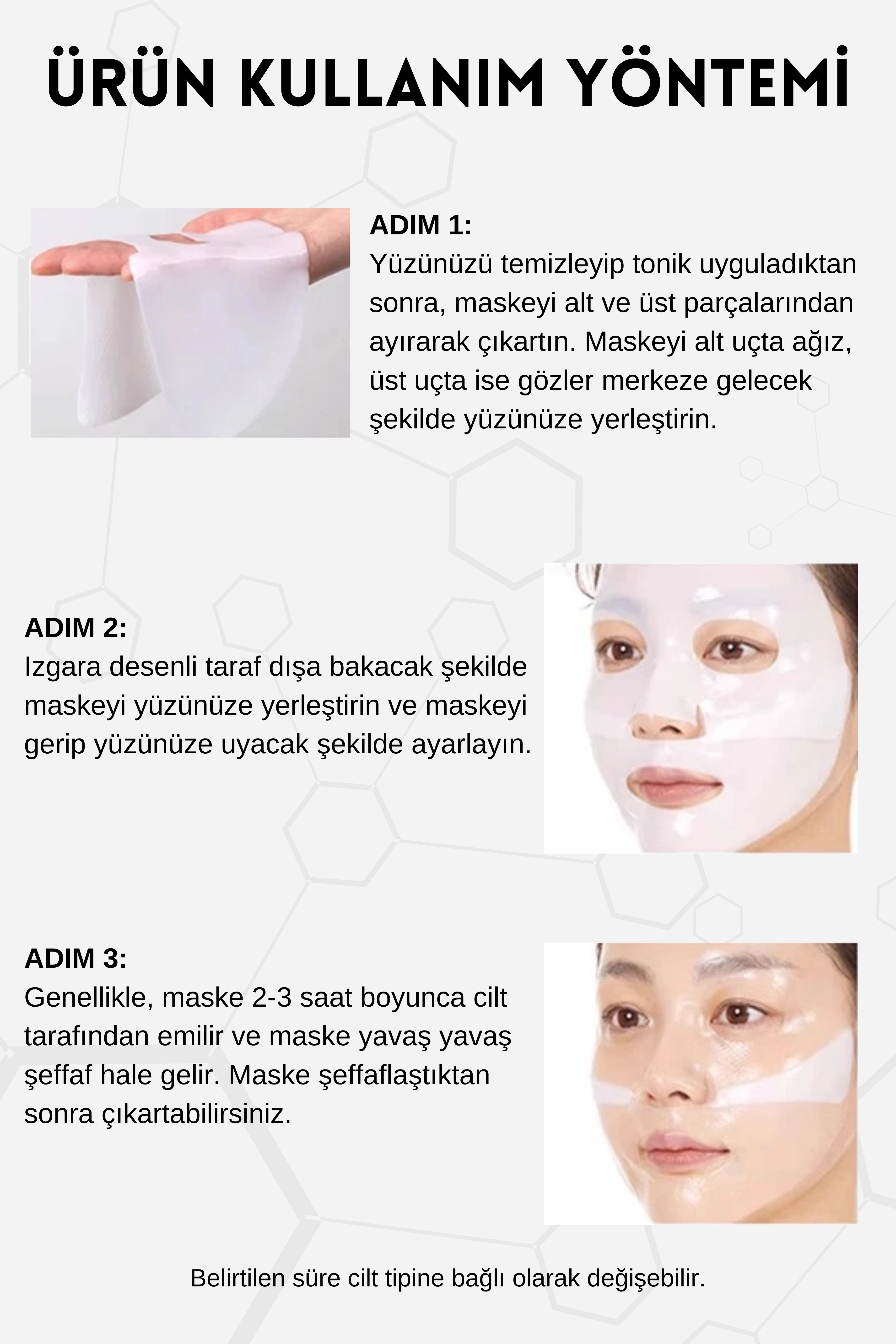 KOEC Bio Kolajen Şeffaflaşan Kore Yüz Maske Cilt Yatıştırıcı Akne Yaşlanma Karşıtı Parlaklık Nemlendirme