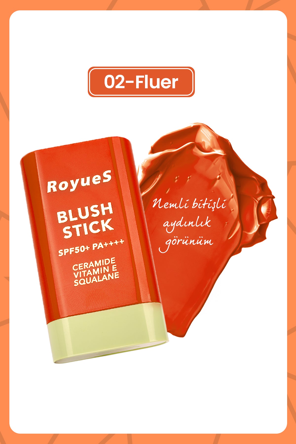 ROYUES Nemlendiricili Stick Krem Allık SPF 50+