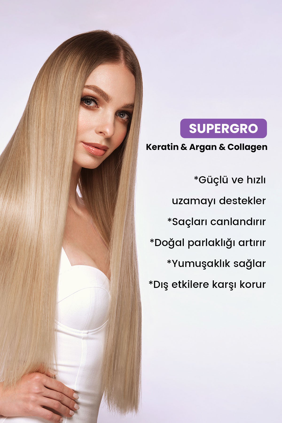 Oshine Professional Supergro Hızlı Uzama Etkili Onarıcı Saç Maskesi 350ml