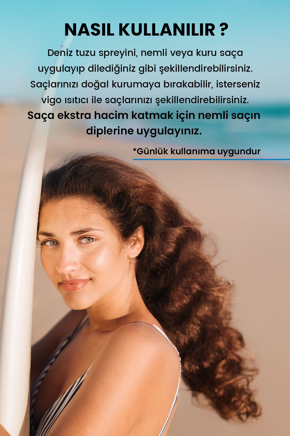 Oshine Professional Onarıcı Hacim Ve Dolgunluk Etkili Deniz Tuzu Saç Spreyi, Volumizer Sea Salt Hair Sprey, 250 ml