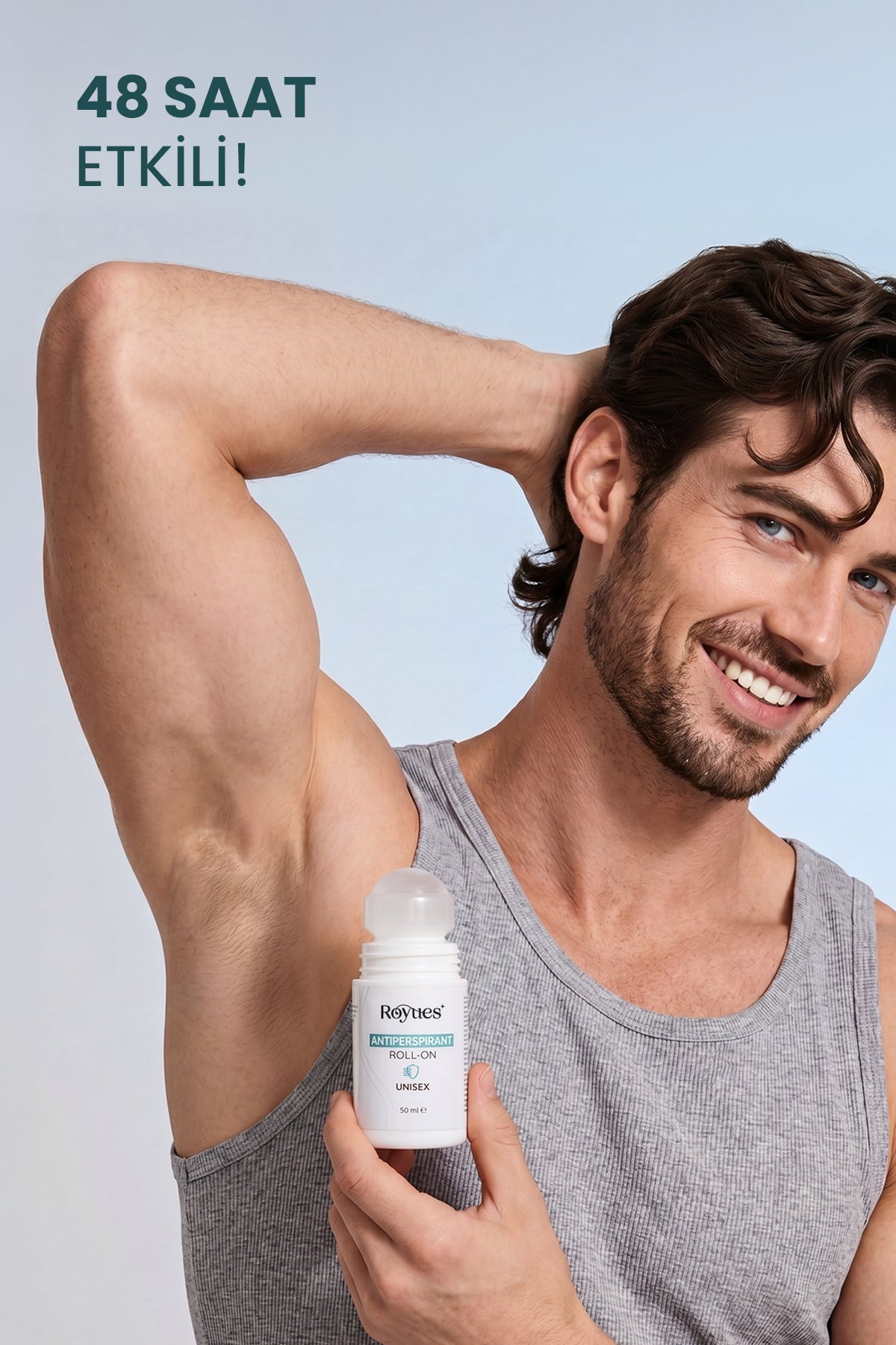 ROYUES Ter Kokusu Önleyici Roll On Antiperspirant Beyazlatıcı 48 Saat Etkili Unisex Okyanus Koku 50ml