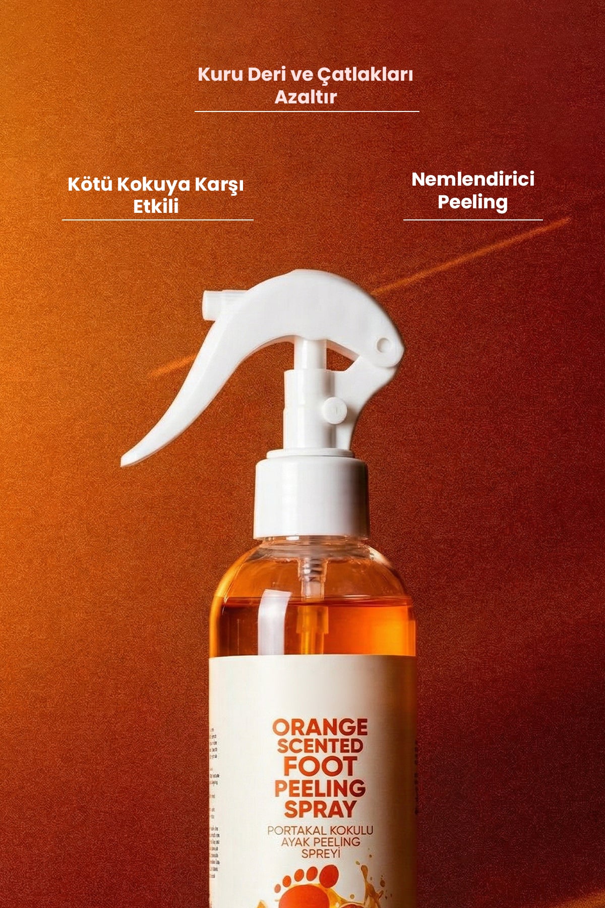 ROYUES Topuk Çatlak ve Ayak Bakım Spreyi - Koku Giderici ve Nemlendirici Spreyi - Foot Care Sprey