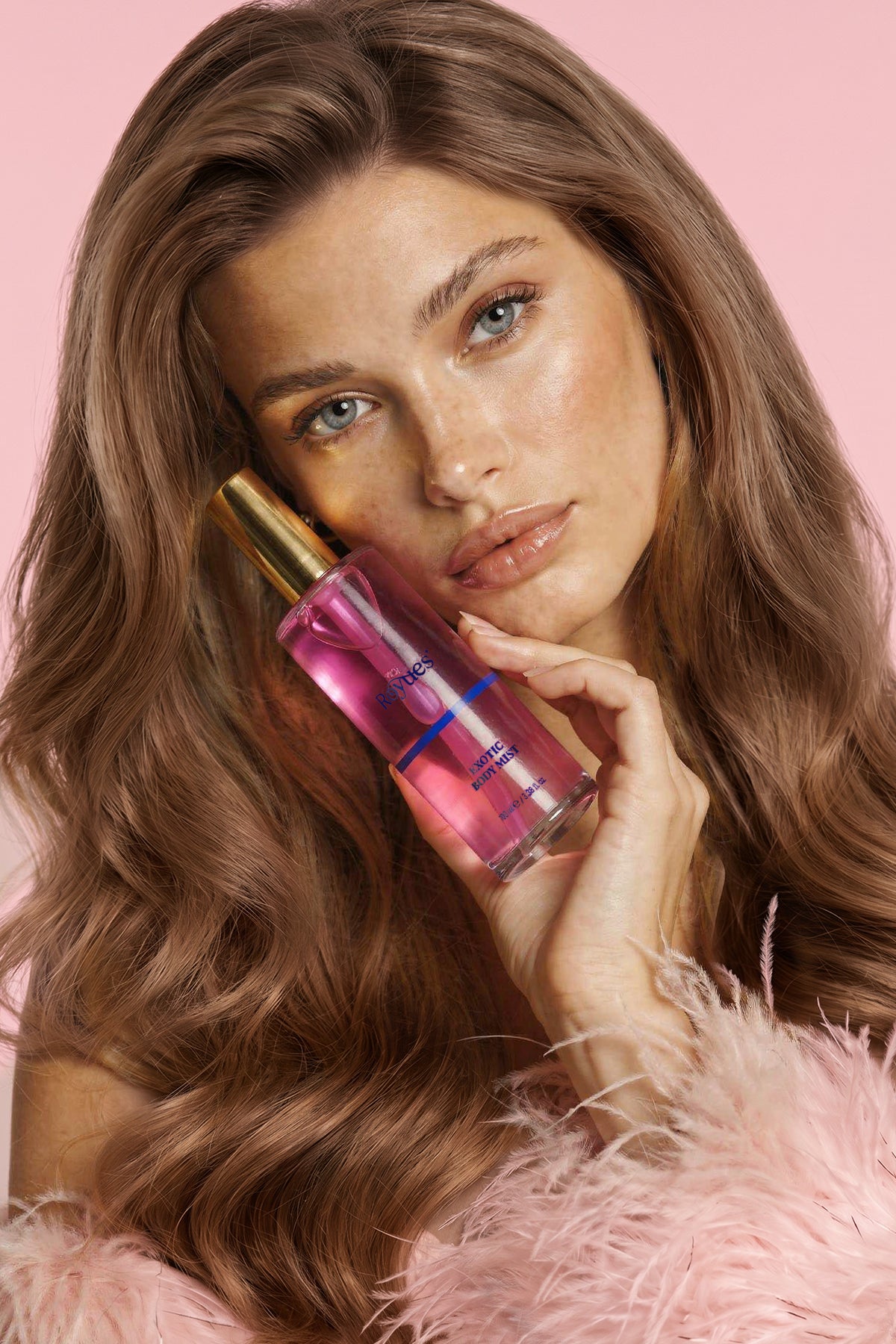 ROYUES Body Mist Egzotik Gül Aromalı Vücut Spreyi Kadın Vücut Kokusu Vücut Misti Body Mist Spray 100ml