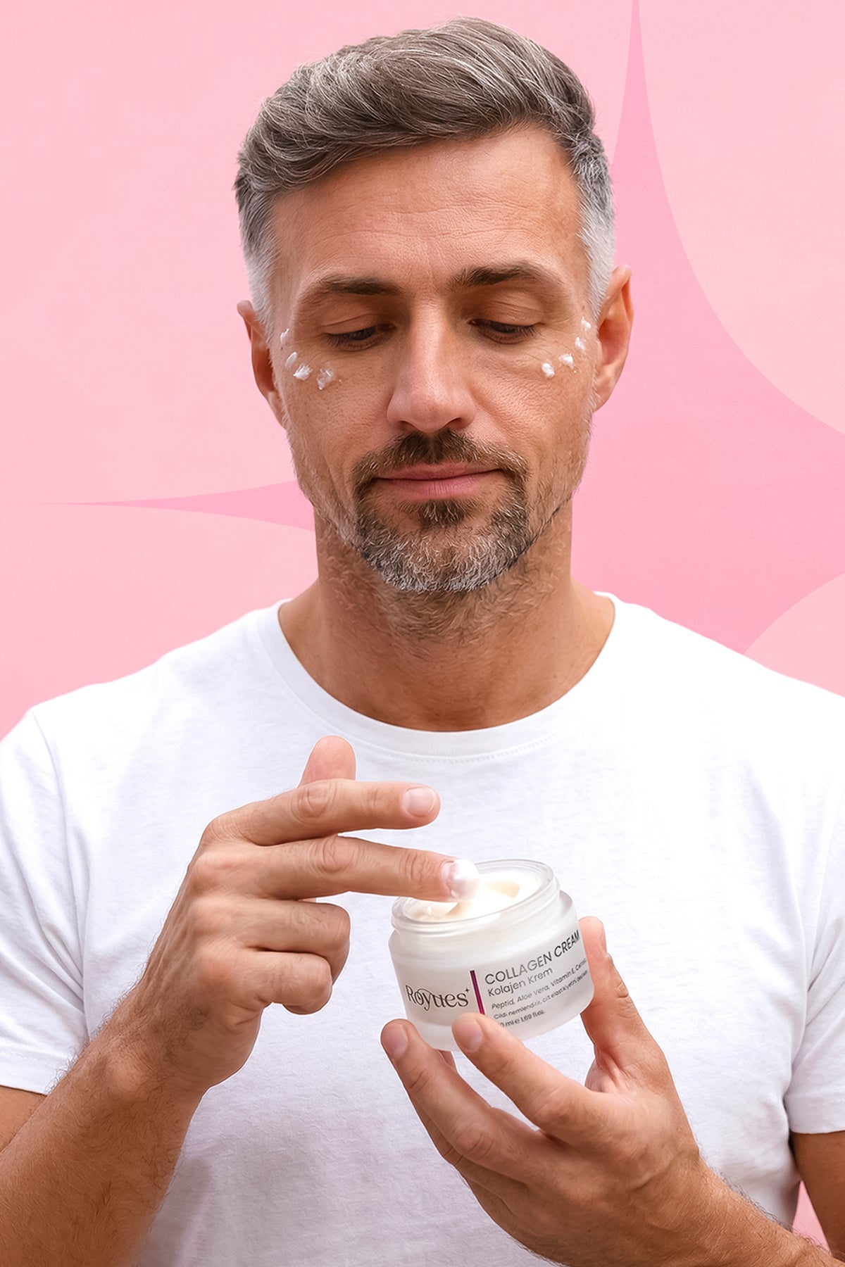 ROYUES Kolajen Krem, Nemlendirici, Yaşlanma Karşıtı Peptid Cilt Bakım Kremi, Collagen Cream 50 ml