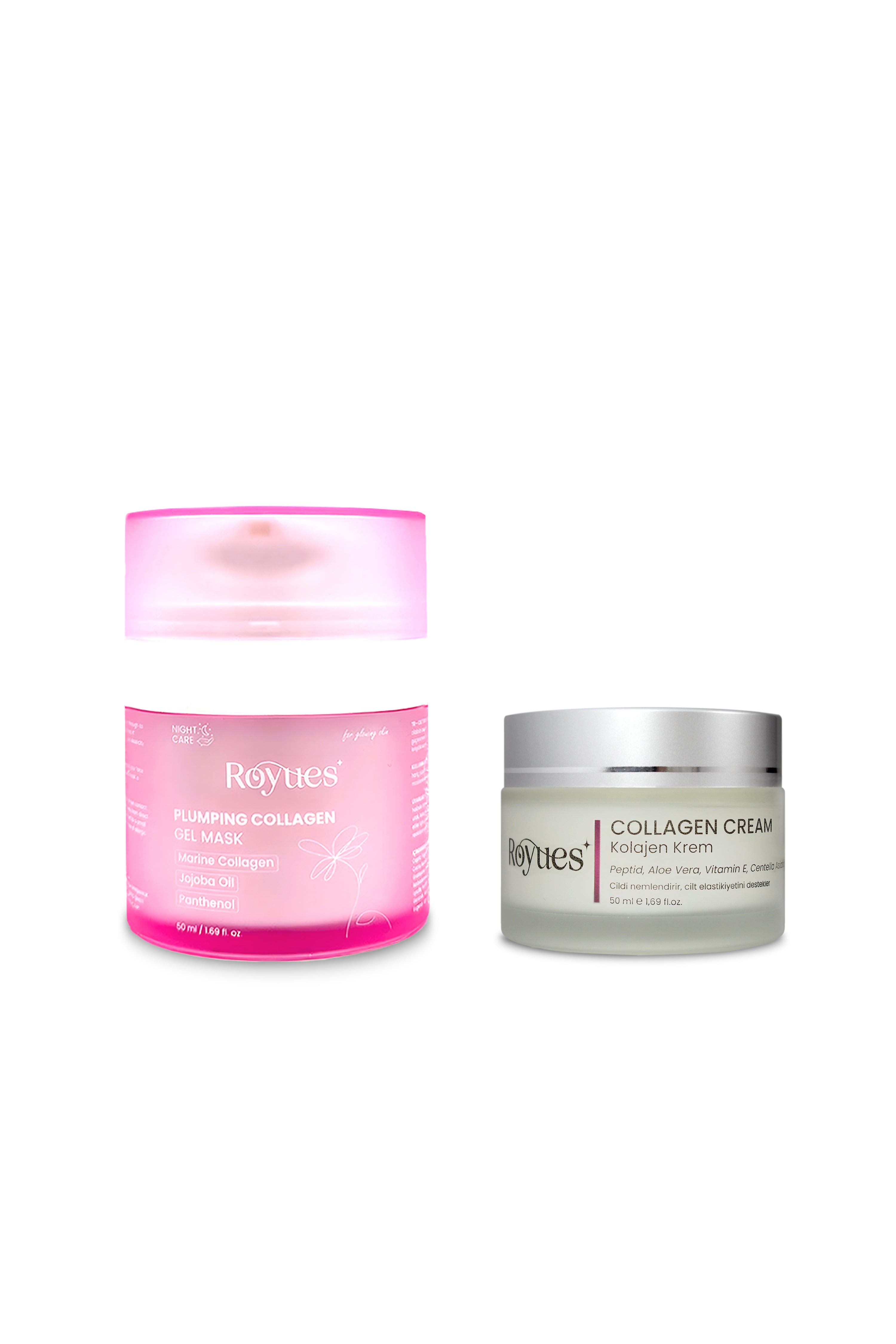 Tiktok #1 Soyulabilen Kolajen Jel Maske Seti (Kolajen Jel Maske + Kolajen Krem)