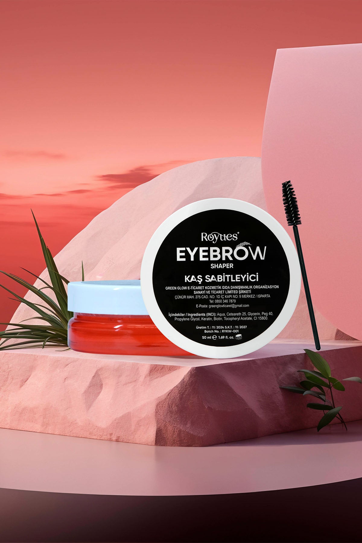 ROYUES Kaş Şekillendirici - Kaş Sabitleyici Wax - Eyebrow Shaper Wax