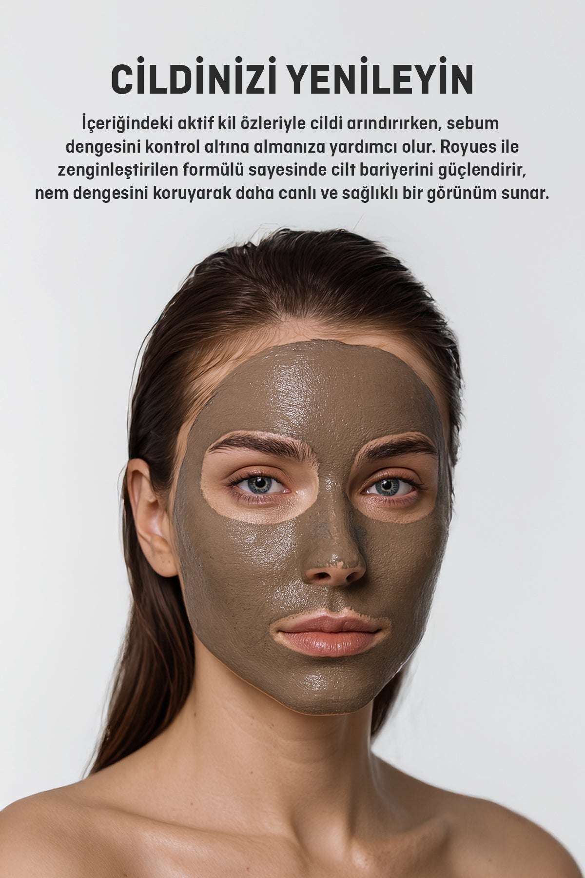 ROYUES Kolajen Kil Maskesi - Leke Ve Siyah Nokta Giderici Yüz Maskesi - Collagen Clay Mask