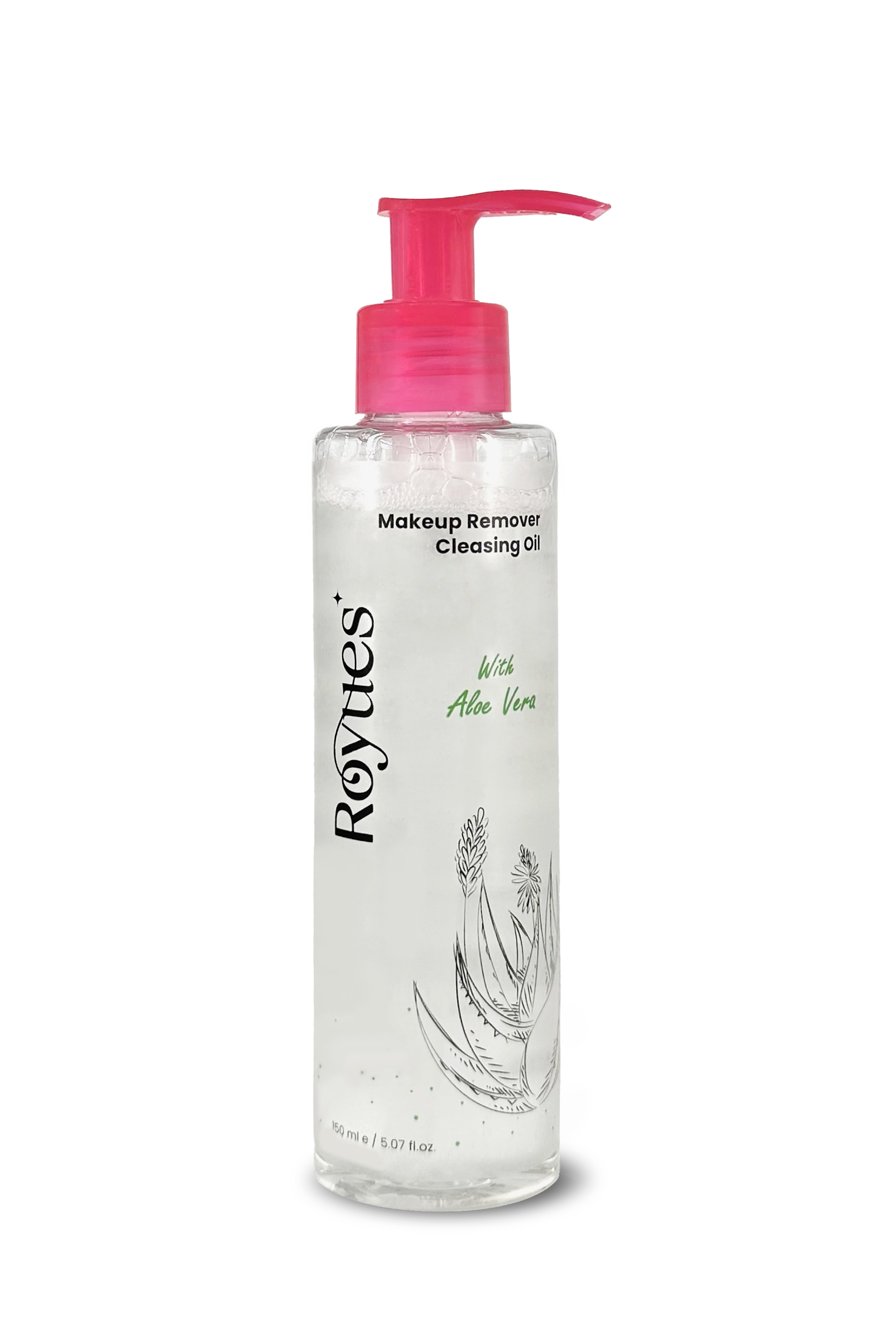 Royues Göz Yakmayan Makyaj Temizleme Yağı, Göz Ve Yüz Makyajı, Makeup Cleansing Oil 150 ml