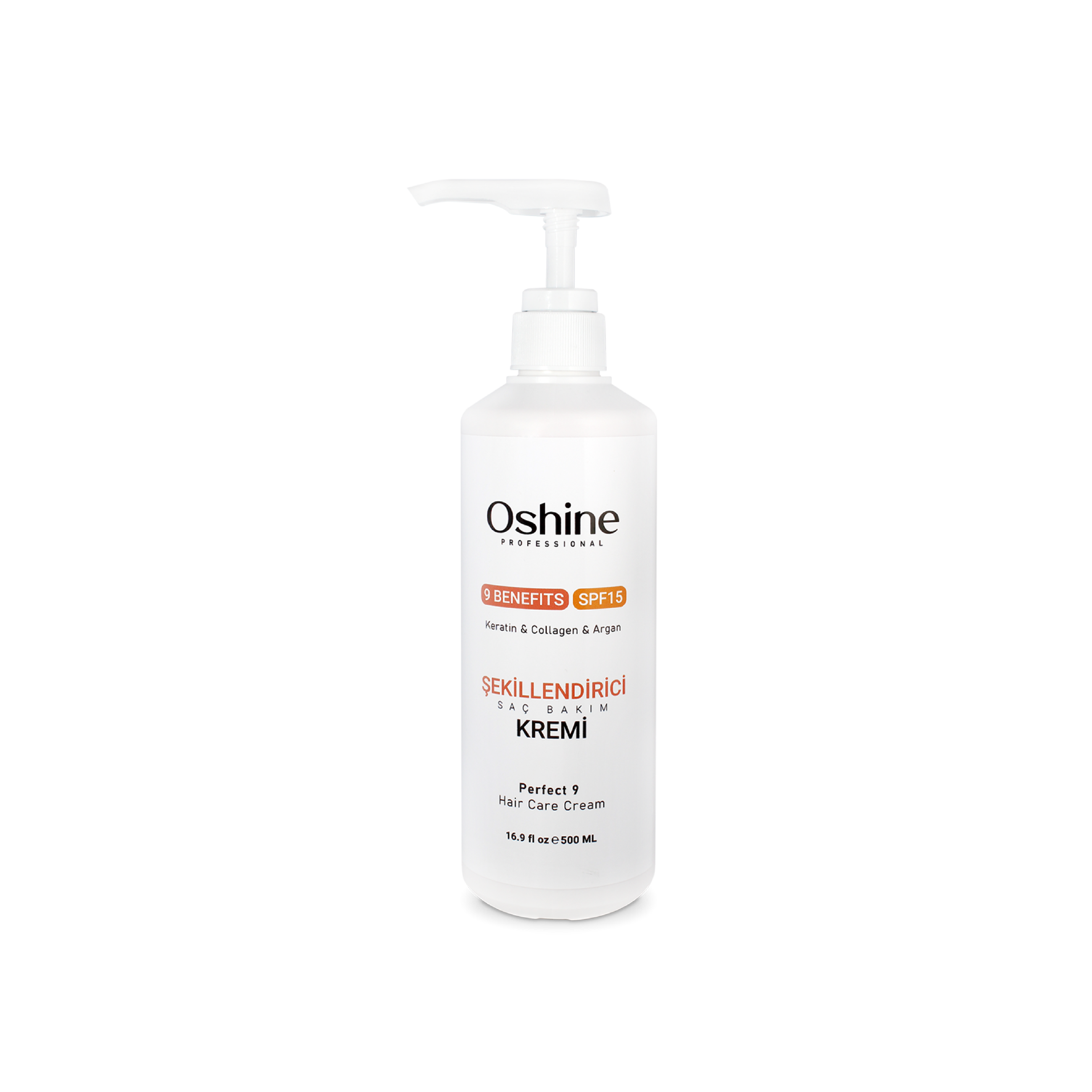 Oshine Professional Potion 9 Şekillendirici Saç Bakım Kremi, Perfect 9 Hair Care Cream, 500ml
