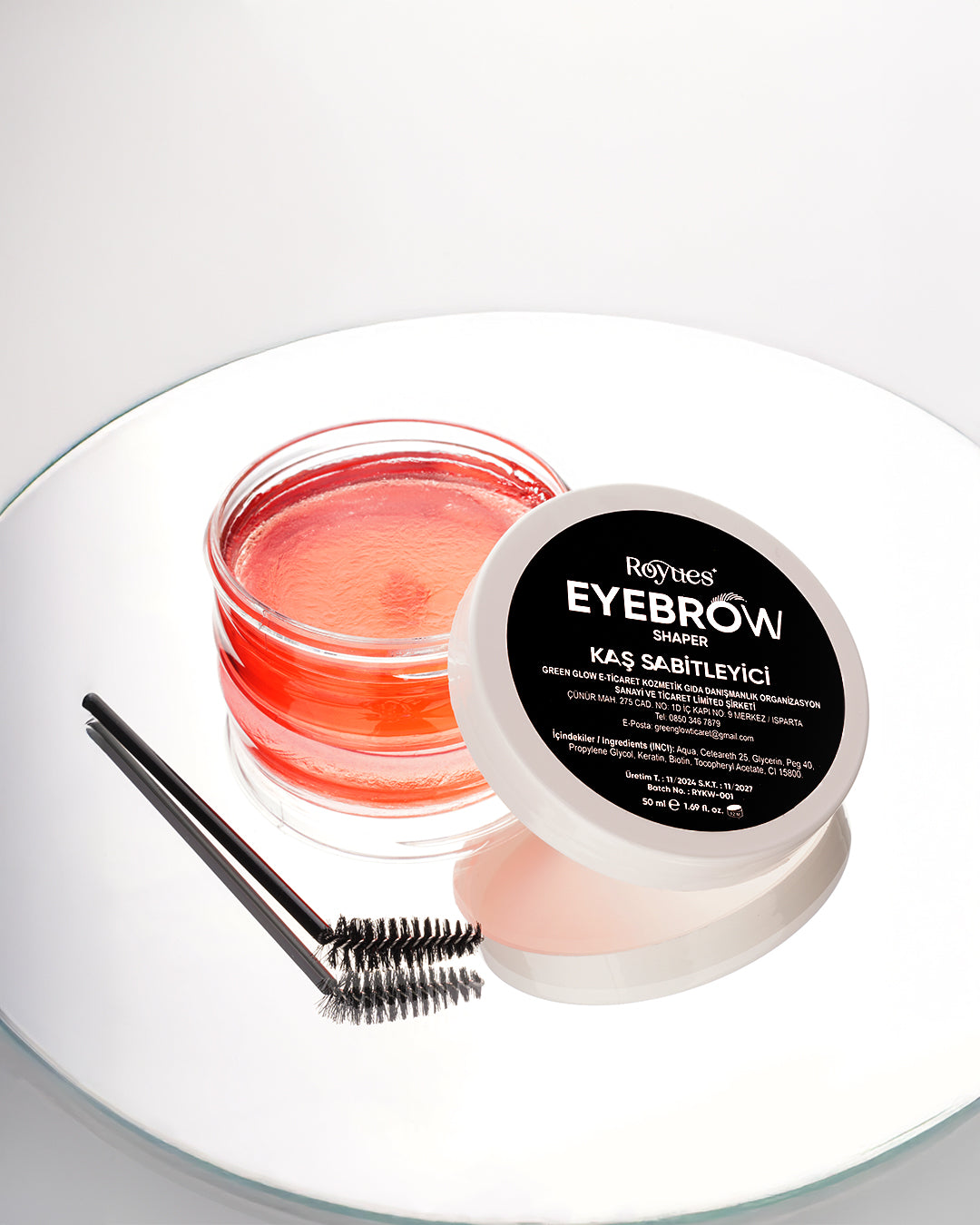 ROYUES Kaş Şekillendirici - Kaş Sabitleyici Wax - Eyebrow Shaper Wax