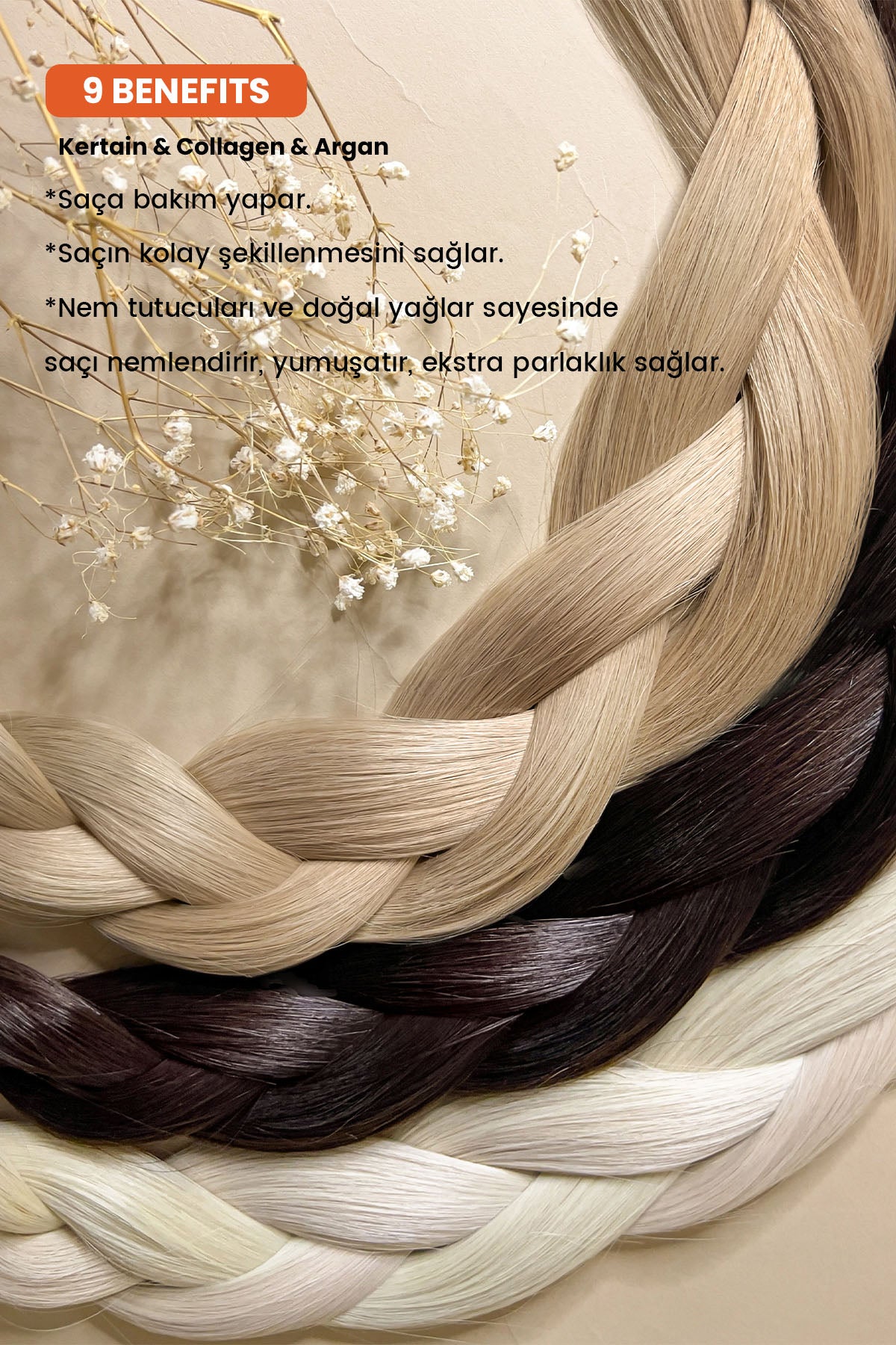 Oshine Professional Potion 9 Şekillendirici Saç Bakım Kremi, Perfect 9 Hair Care Cream, 500ml