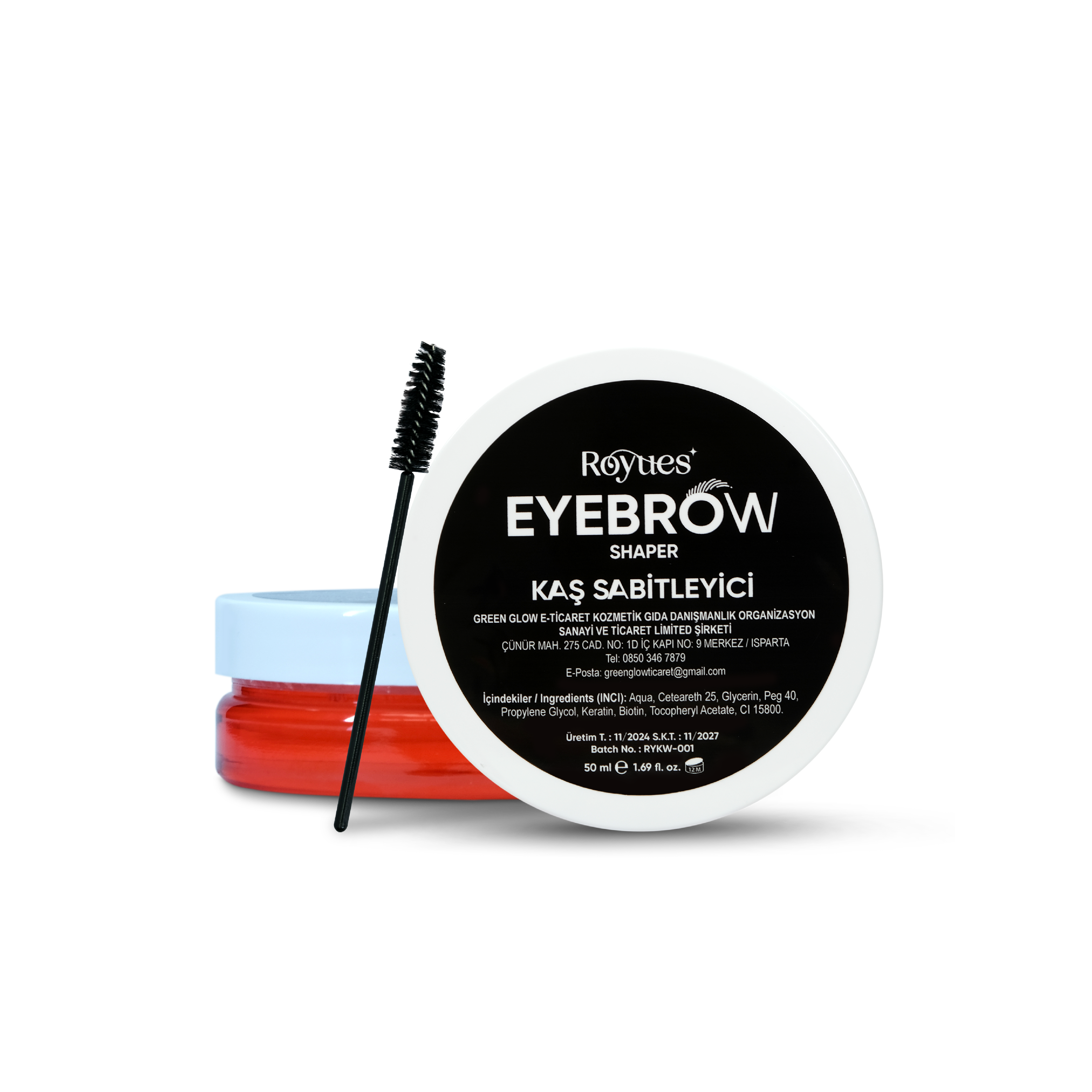 ROYUES Kaş Şekillendirici - Kaş Sabitleyici Wax - Eyebrow Shaper Wax