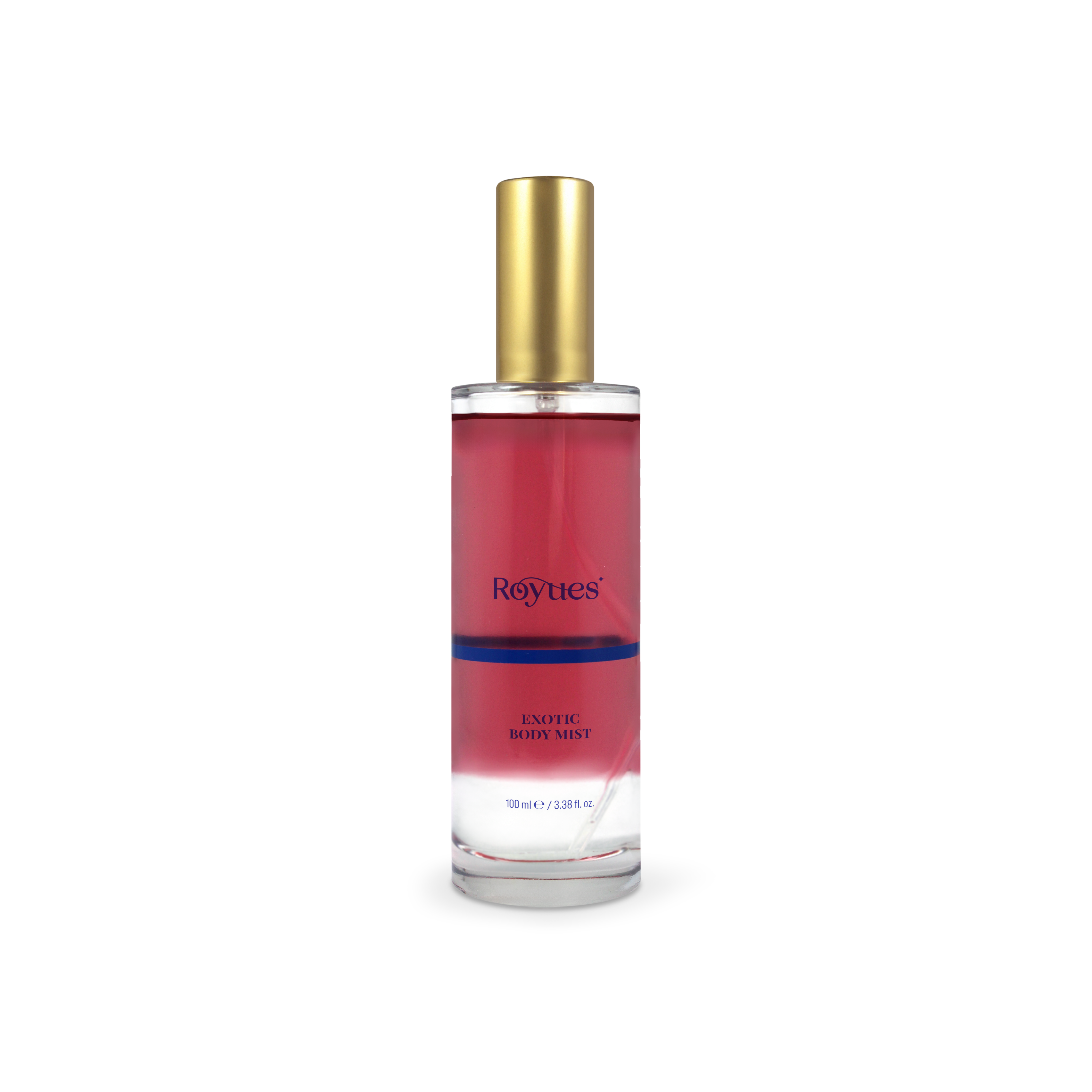 ROYUES Body Mist Egzotik Gül Aromalı Vücut Spreyi Kadın Vücut Kokusu Vücut Misti Body Mist Spray 100ml